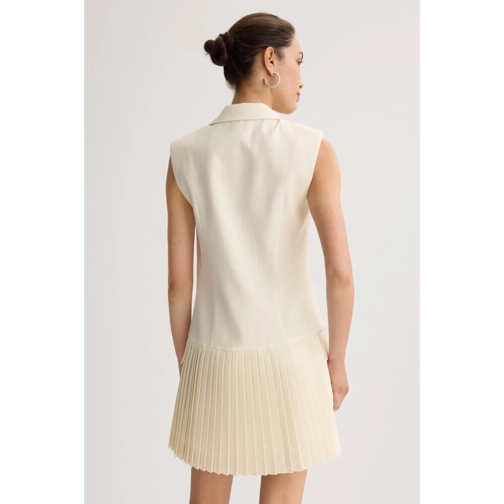 Sandro Carine Sleeveless Mini Dress Size 34 - Picture 2 of 12
